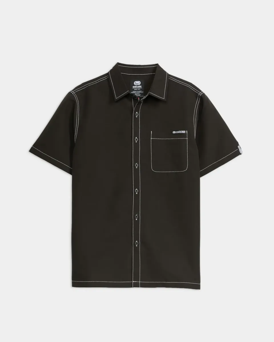 Ecko Red Big League camasa barbati ripstop cu buzunar