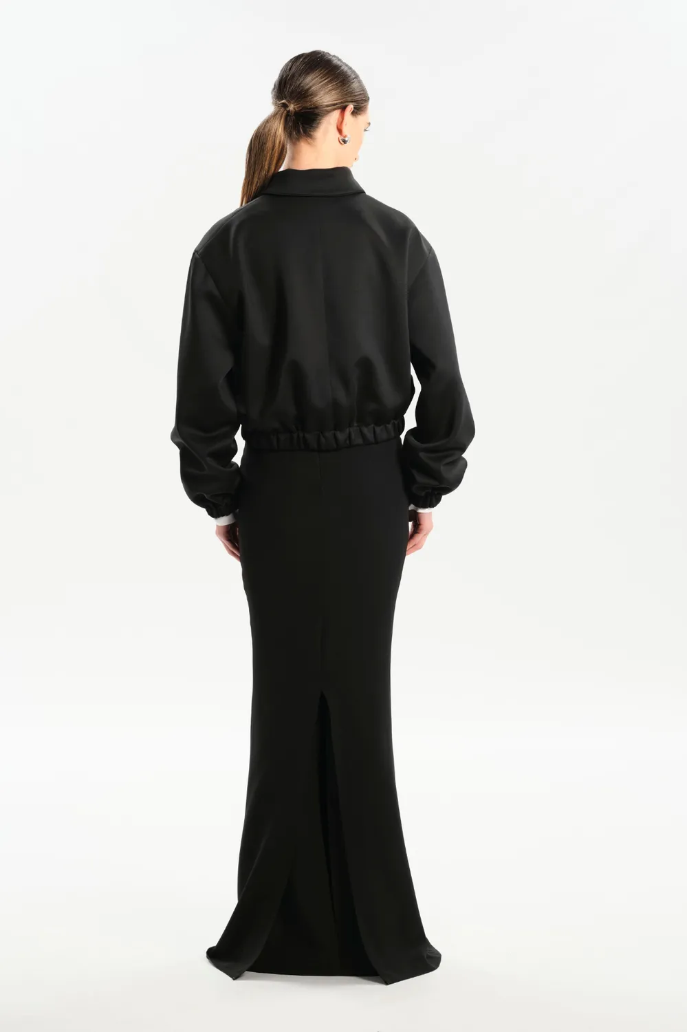 Dualitae Patrizia geaca bomber neopren neagra