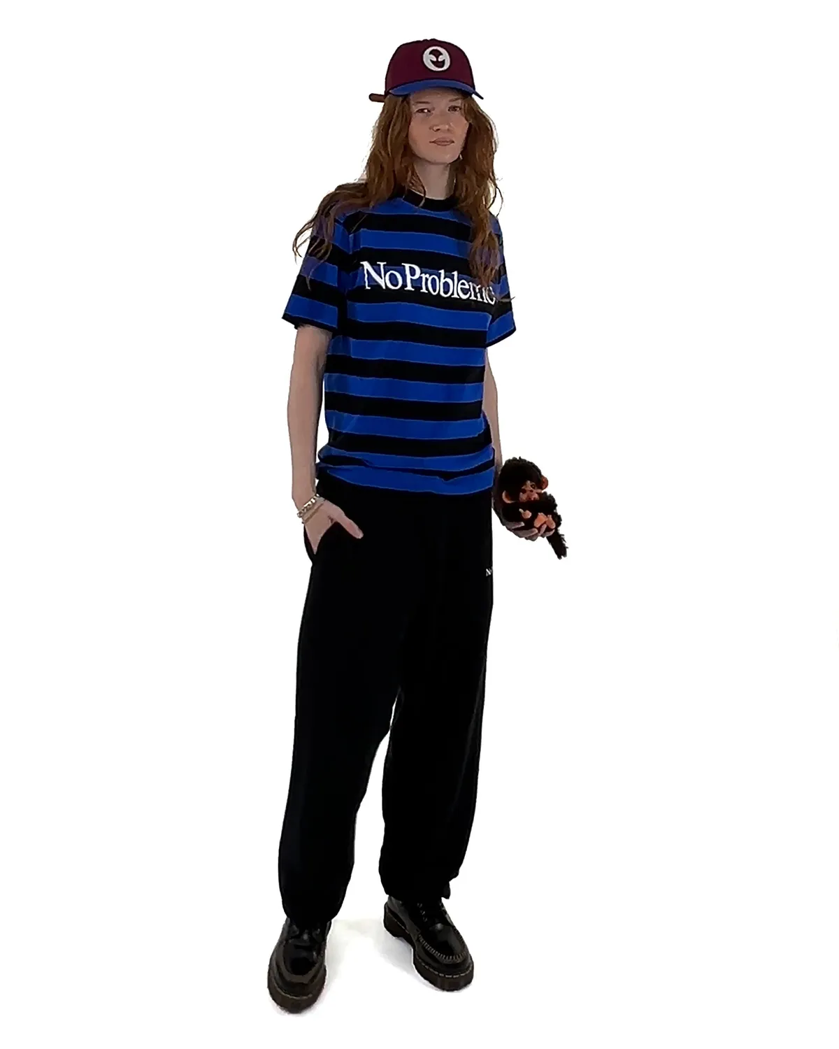 No Problemo Striped SS Tee tricou dungi negru