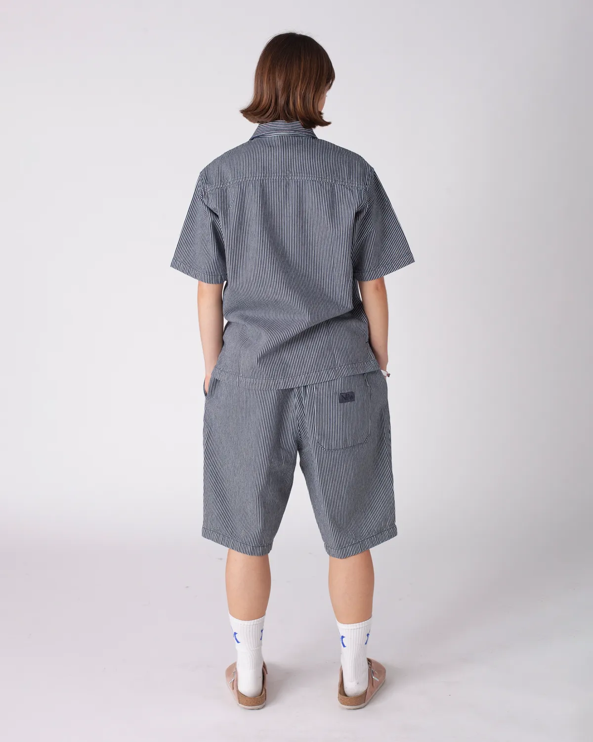 Mini Problemo Work Short pantaloni scurți denim albaștri M
