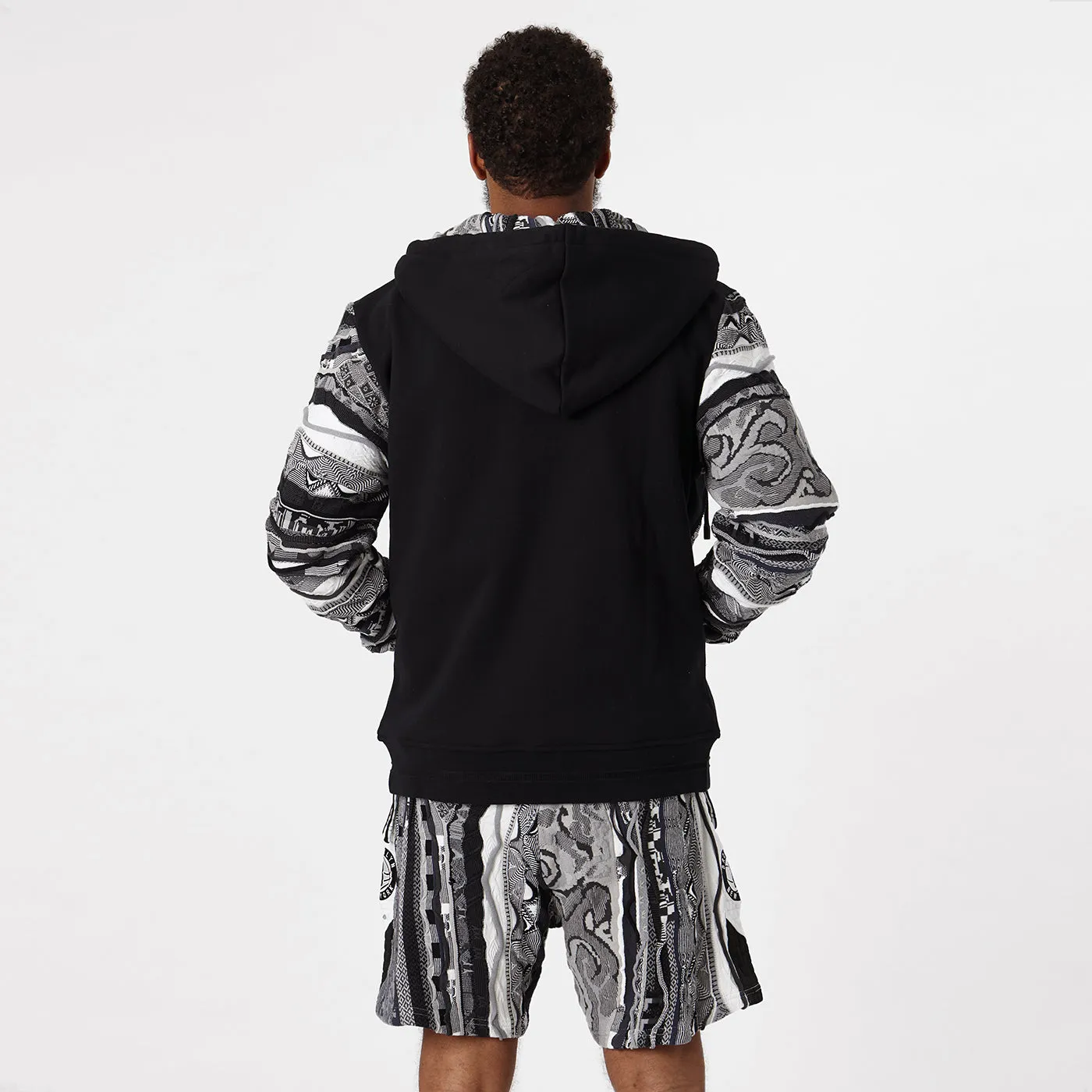 COOGI X NBA Brooklyn Nets hanorac cu fermoar negru