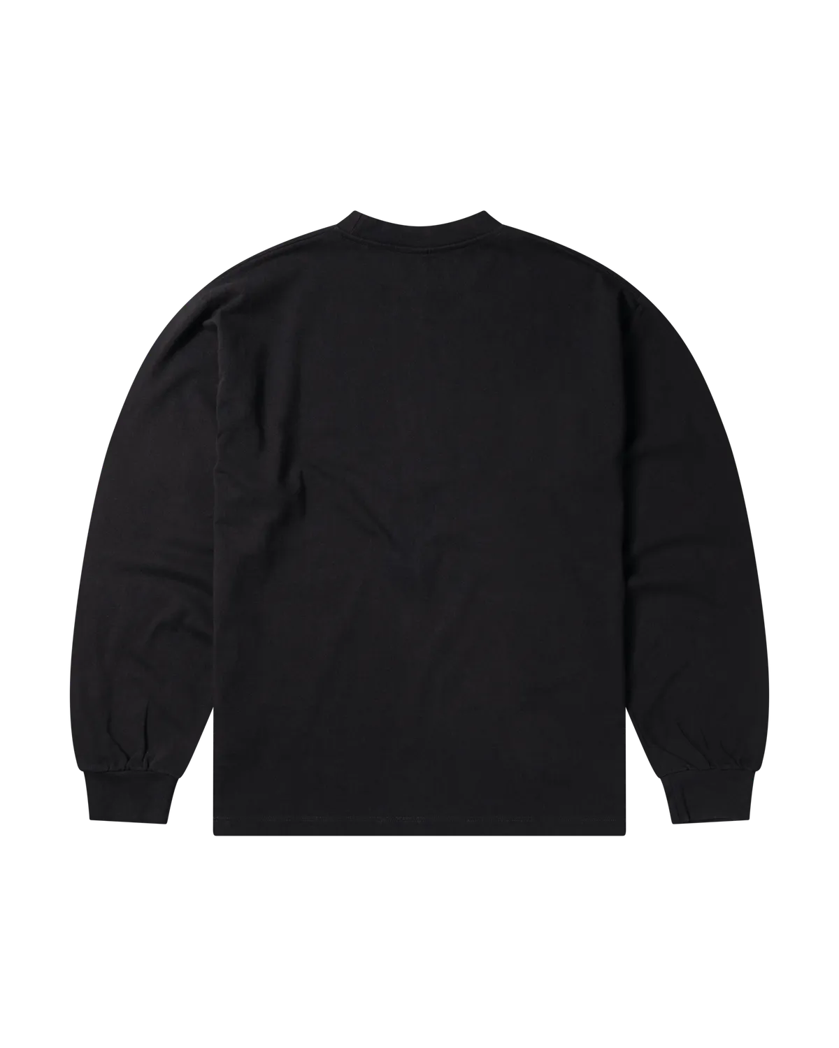 No Problemo LS Tee tricou mânecă lungă negru bumbac greu