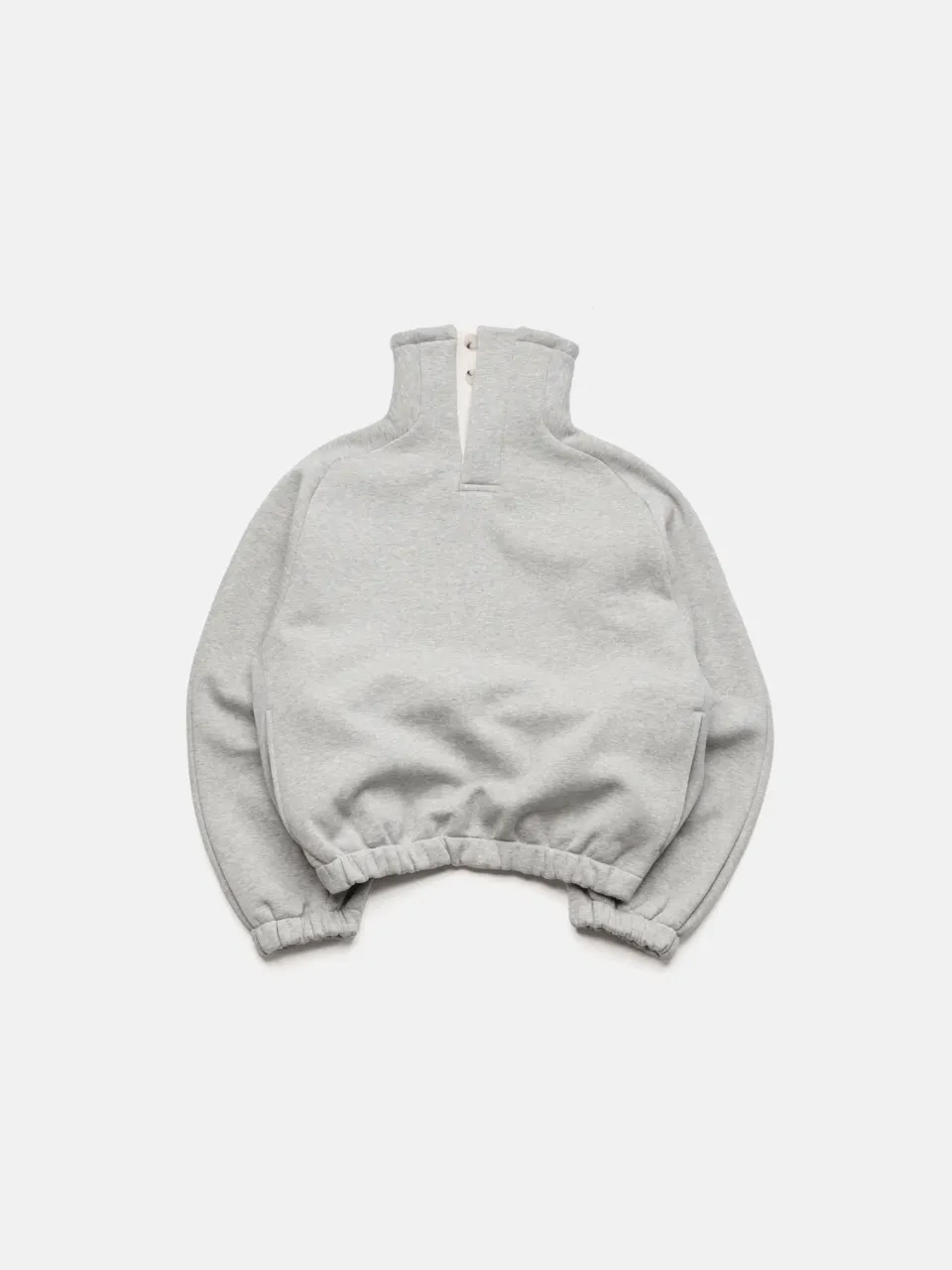 Enrage Bubble High Neck pulover gri bumbac