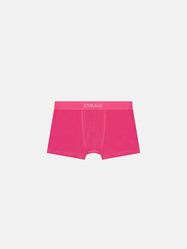 Enrage Boxers chiloti roz bumbac elastan