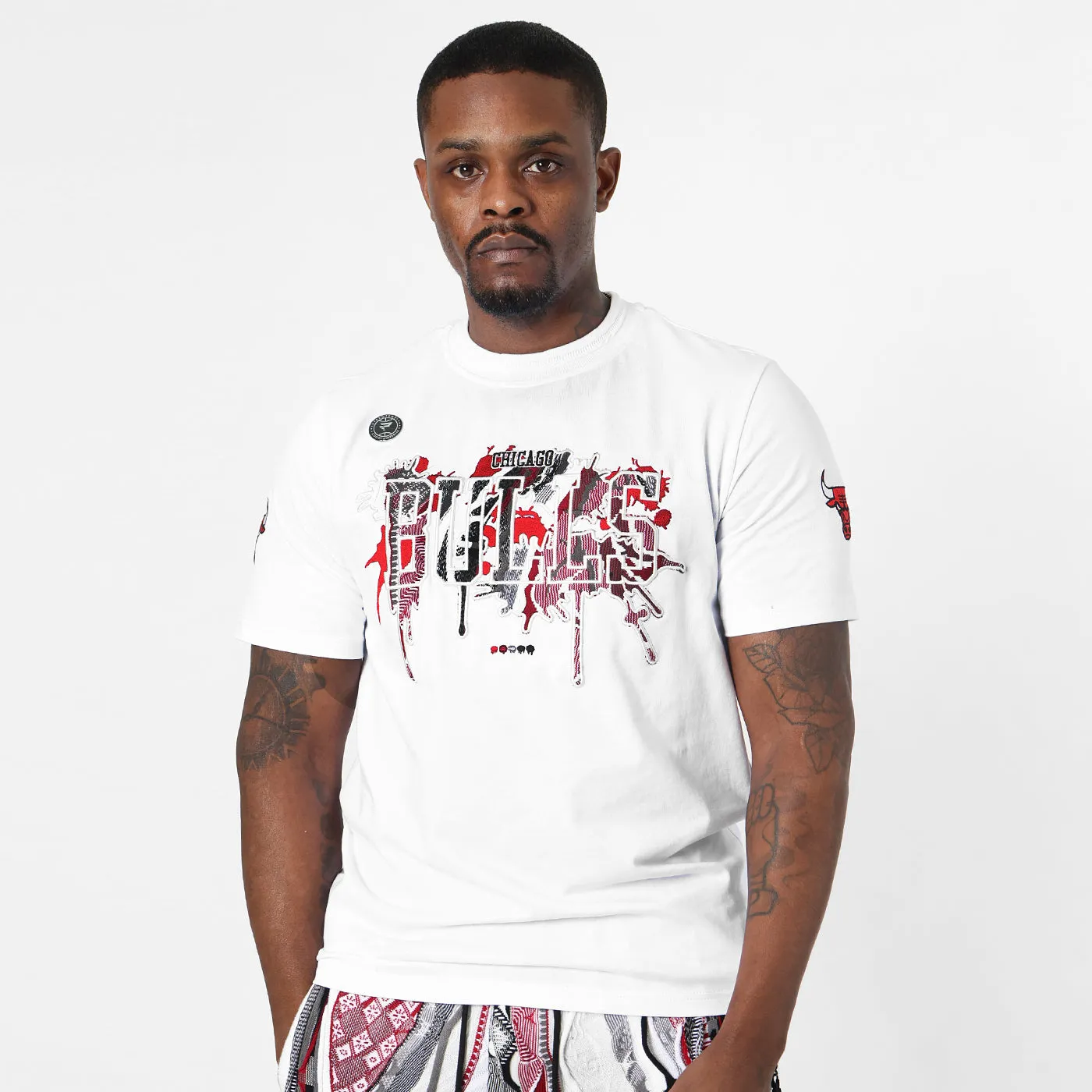 COOGI NBA Chicago Bulls tricou barbati brodat bumbac