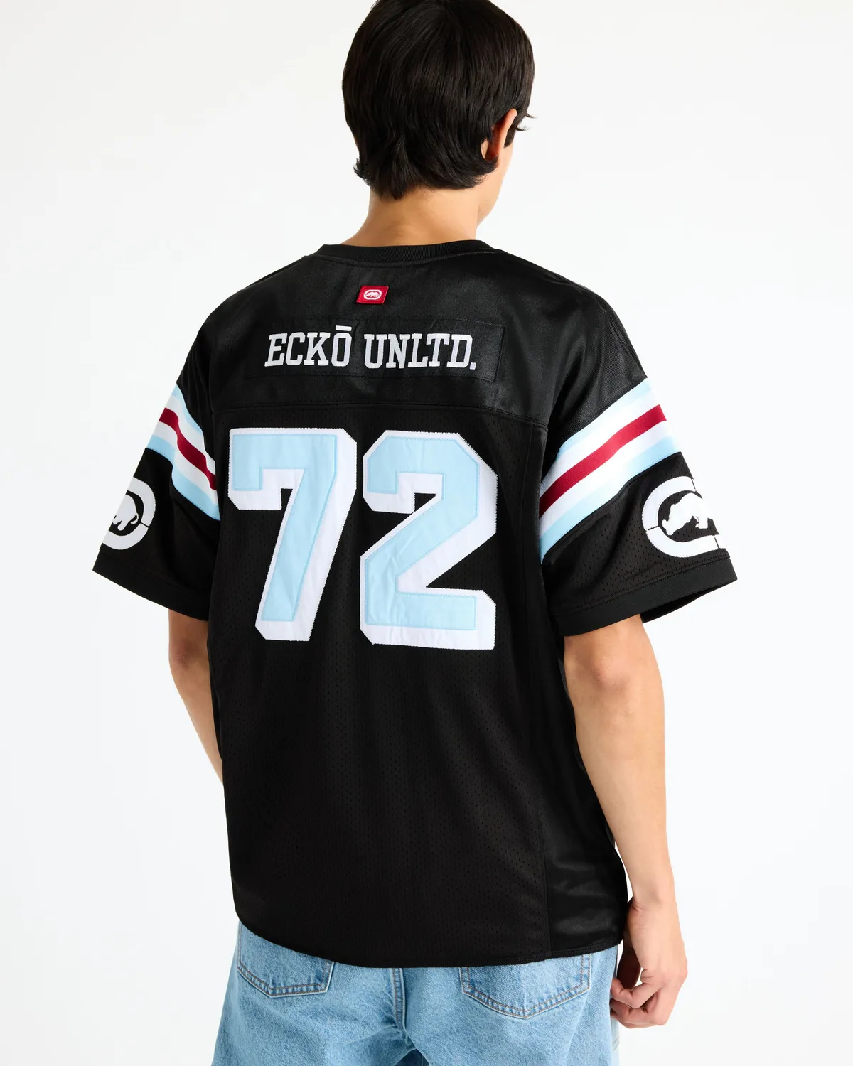 Ecko Red Lennox Jersey tricou V-neck mesh