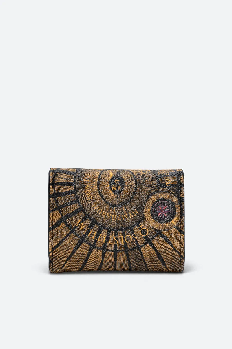Gattinoni Planetarium Small Flap portofel negru mic