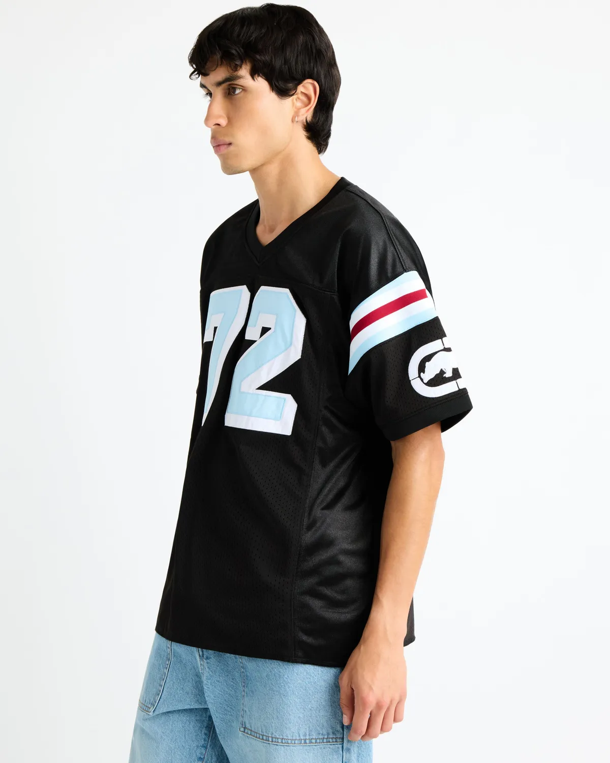 Ecko Red Lennox Jersey tricou V-neck mesh
