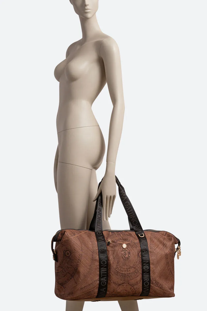 Gattinoni Maya Experience geantă mână maro 44 cm