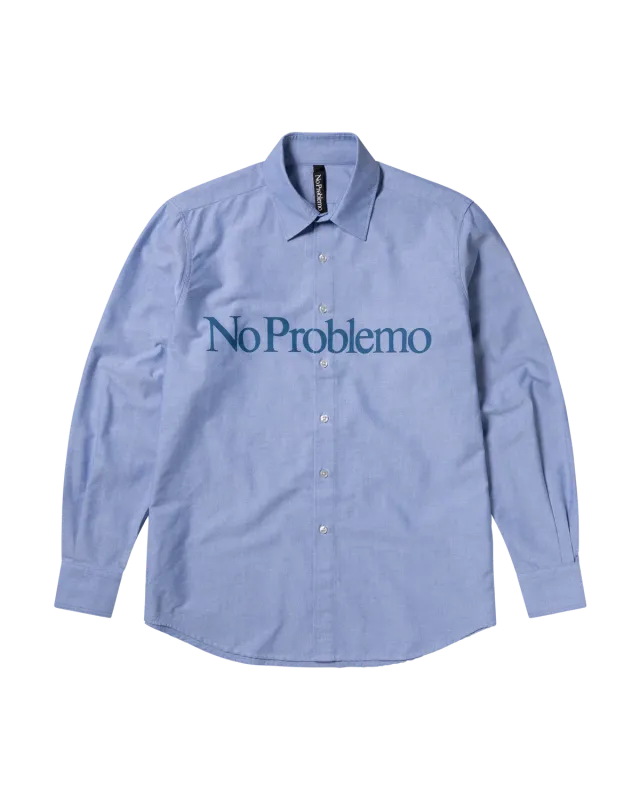 No Problemo Oxford NP40101.02 camasa albastra dungi