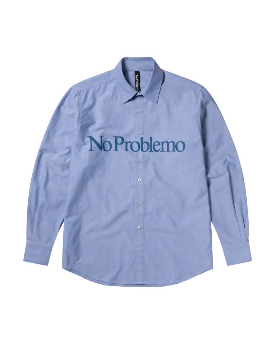 No Problemo Oxford NP40101.02 camasa albastra dungi