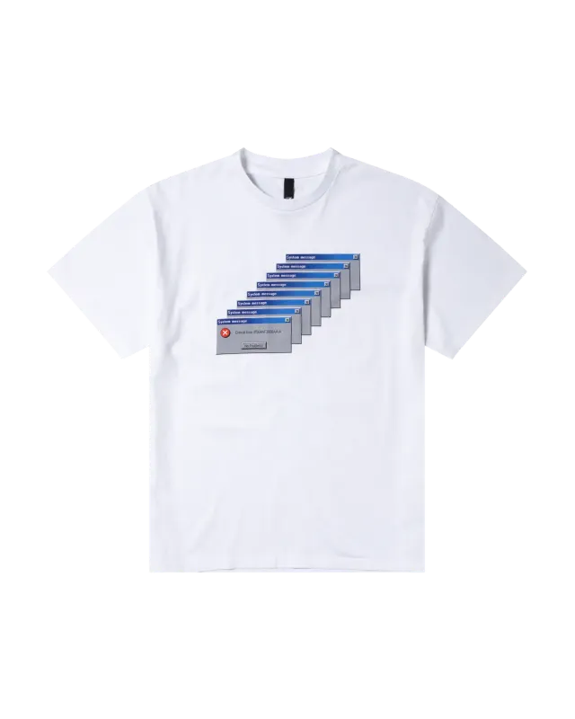 No Problemo Critical Error NP60010.03 tricou alb bumbac