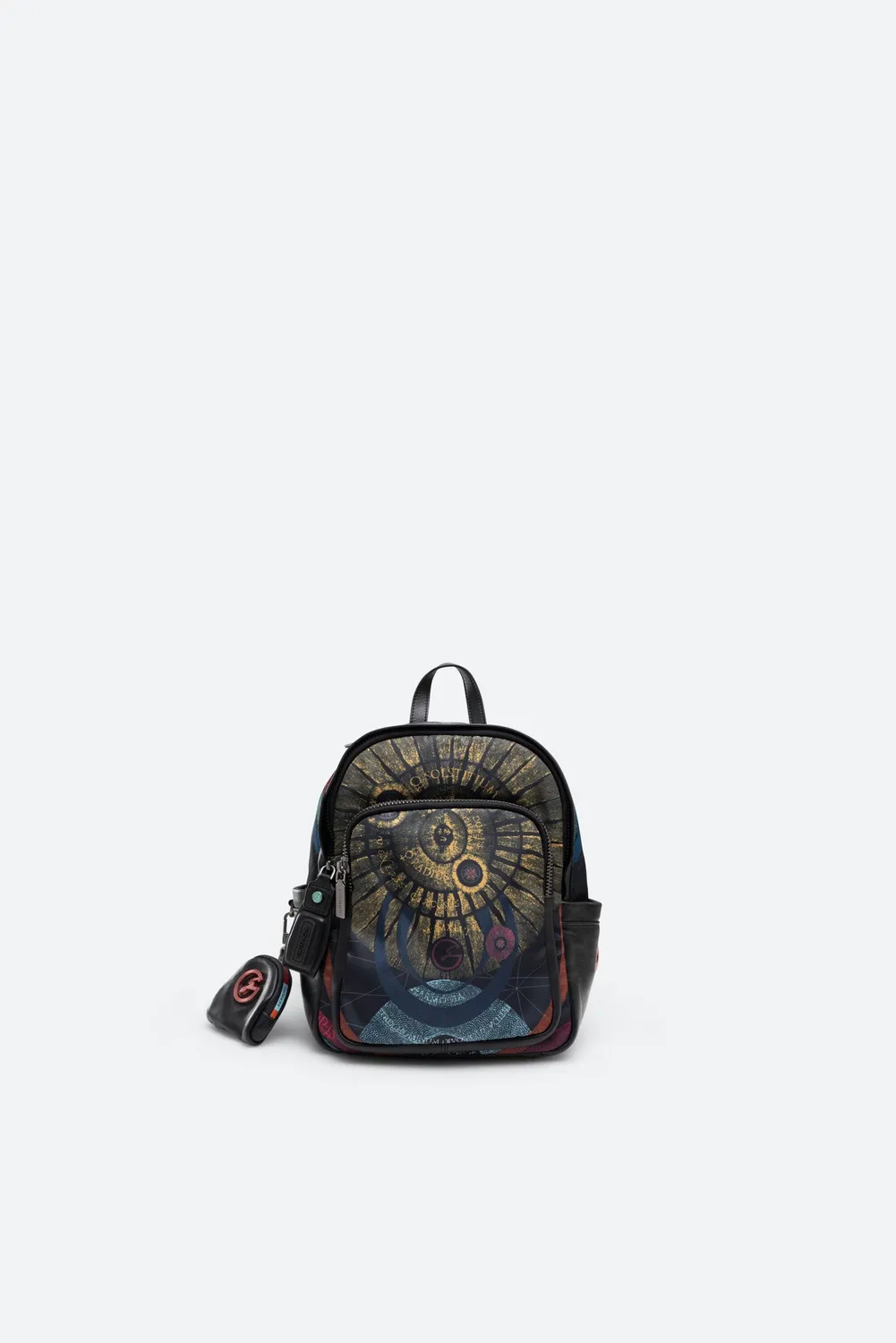 Gattinoni Planetarium Black rucsac mic negru 9L piele