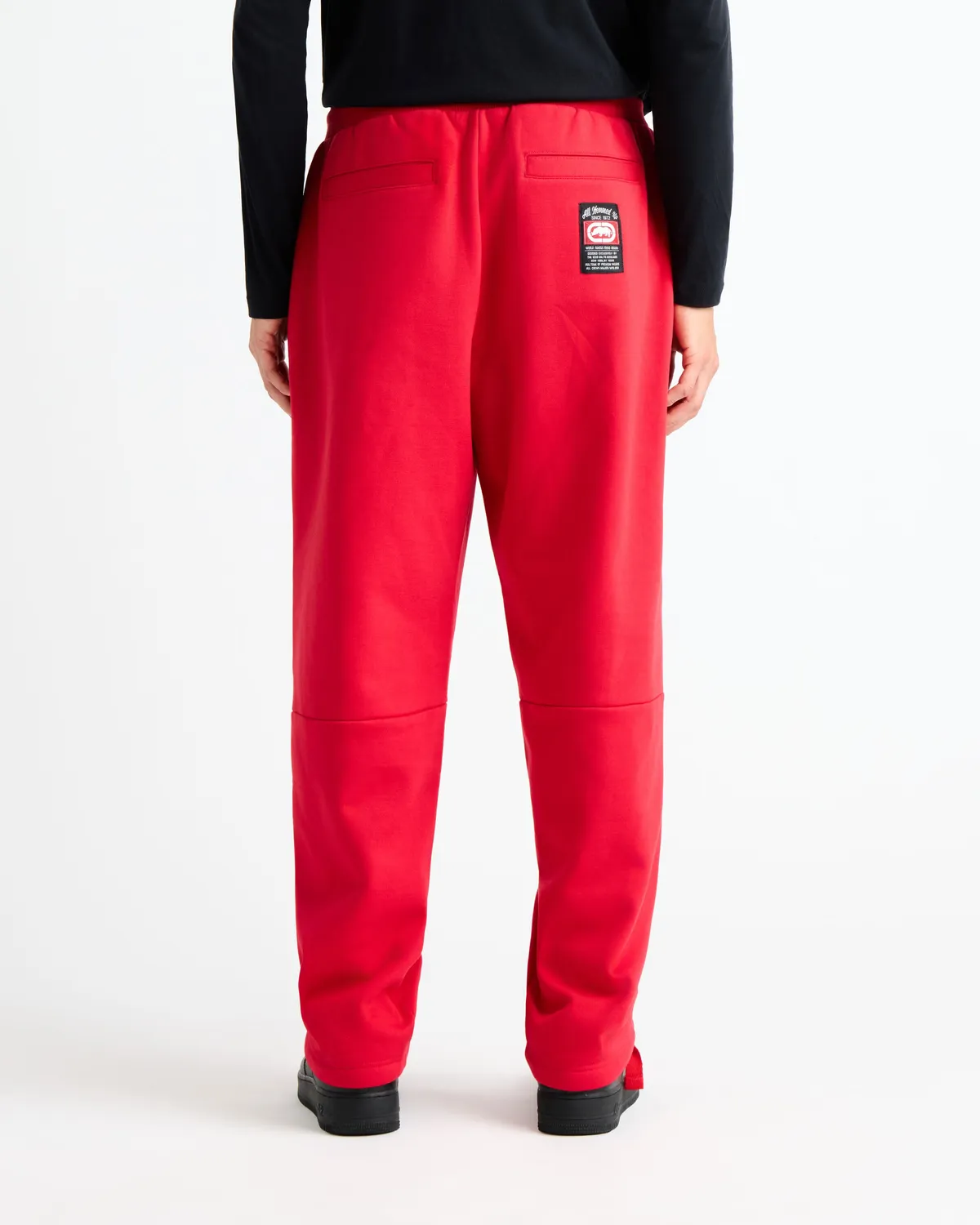 Ecko Red First String Classic Wide Leg pantaloni trening bumbac