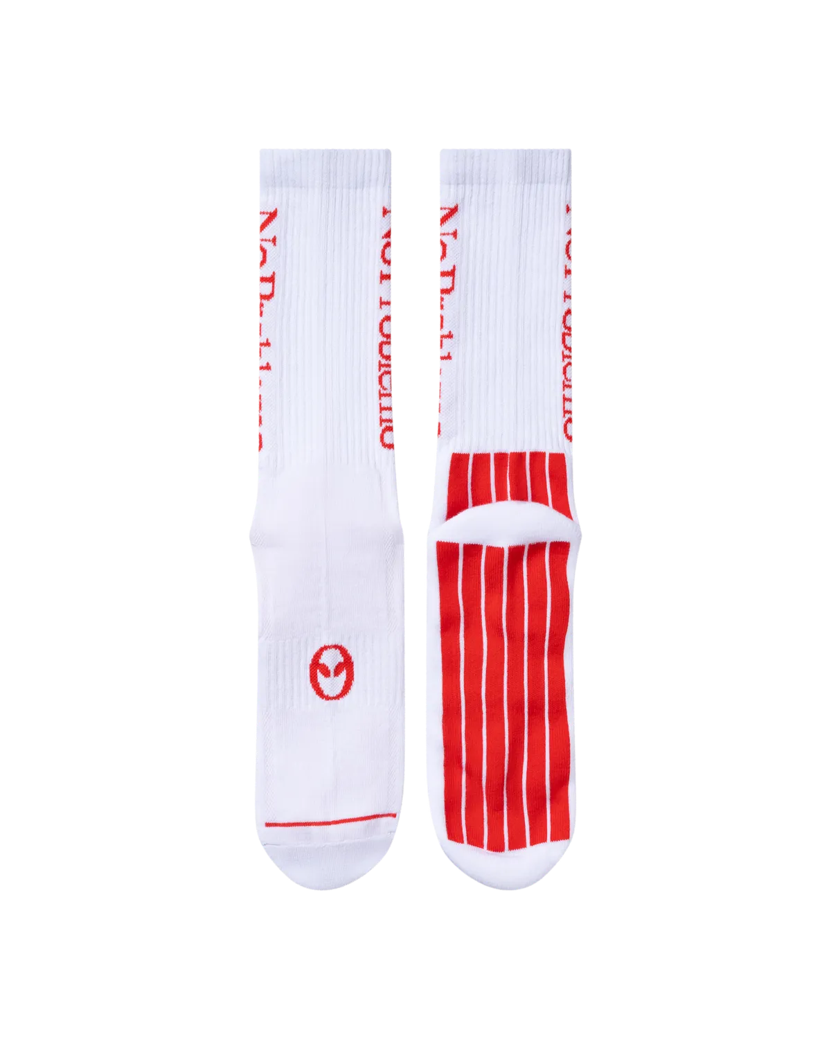 No Problemo Sock șosete albe bumbac talpă moale
