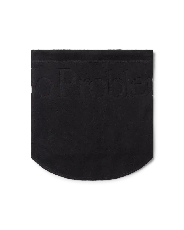 No Problemo Neck Warmer guler negru fleece