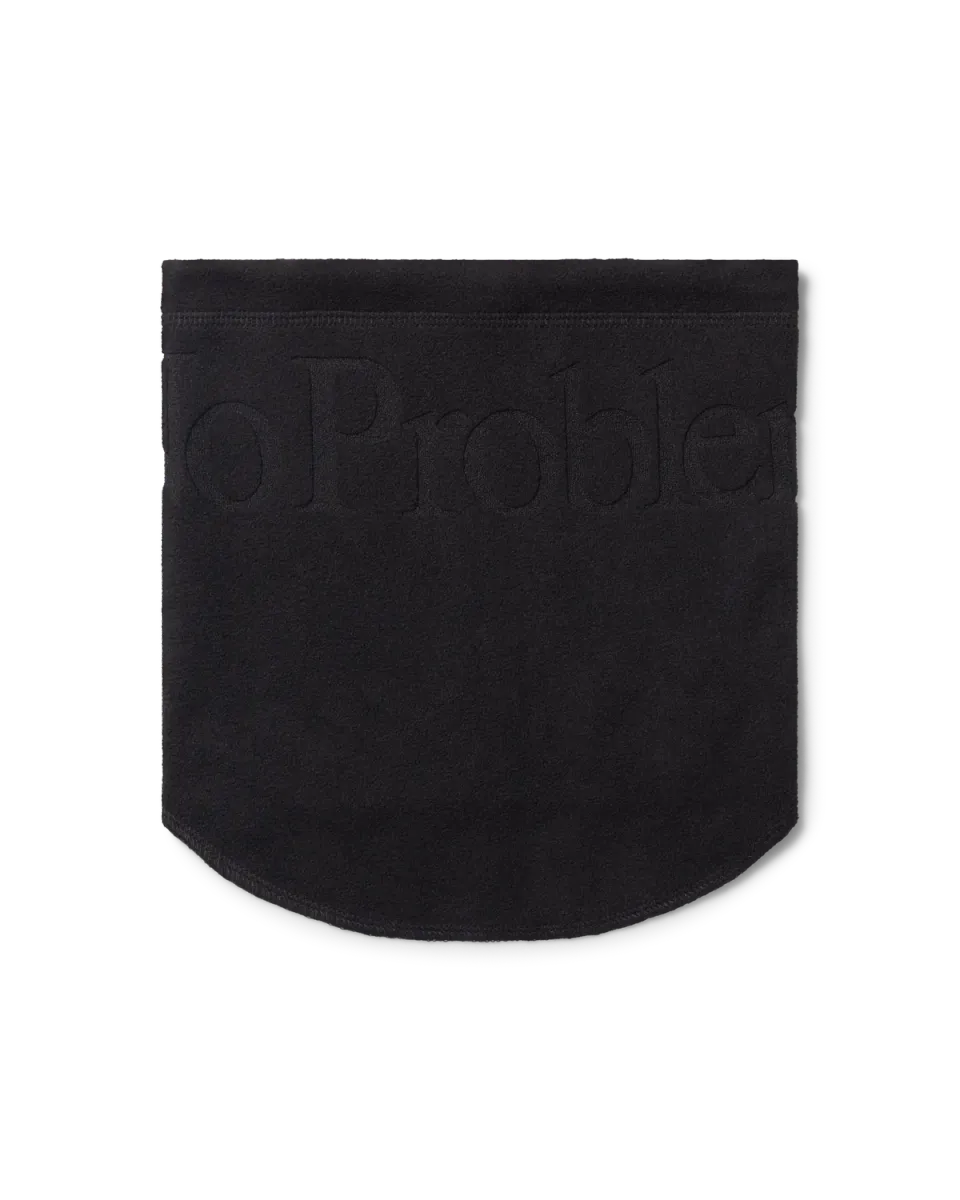No Problemo Neck Warmer guler negru fleece