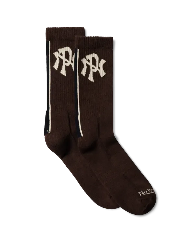 No Problemo NYP Socks sosete maro bumbac 38-46