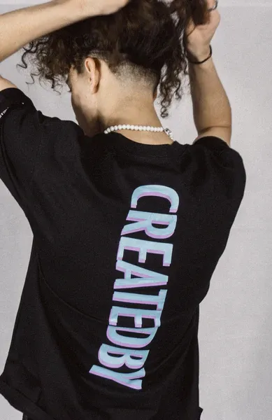 CREATEDBY Butterfly V2 tricou oversized bumbac