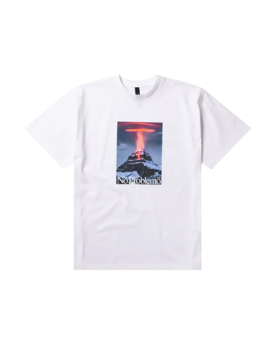 No Problemo Kailash SS Tee tricou alb bumbac