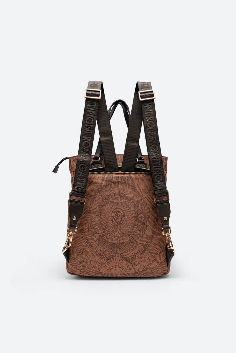 Gattinoni Maya Experience rucsac maro nailon