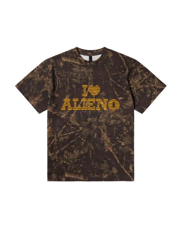 No Problemo I Love Alieno Camo tricou camuflaj