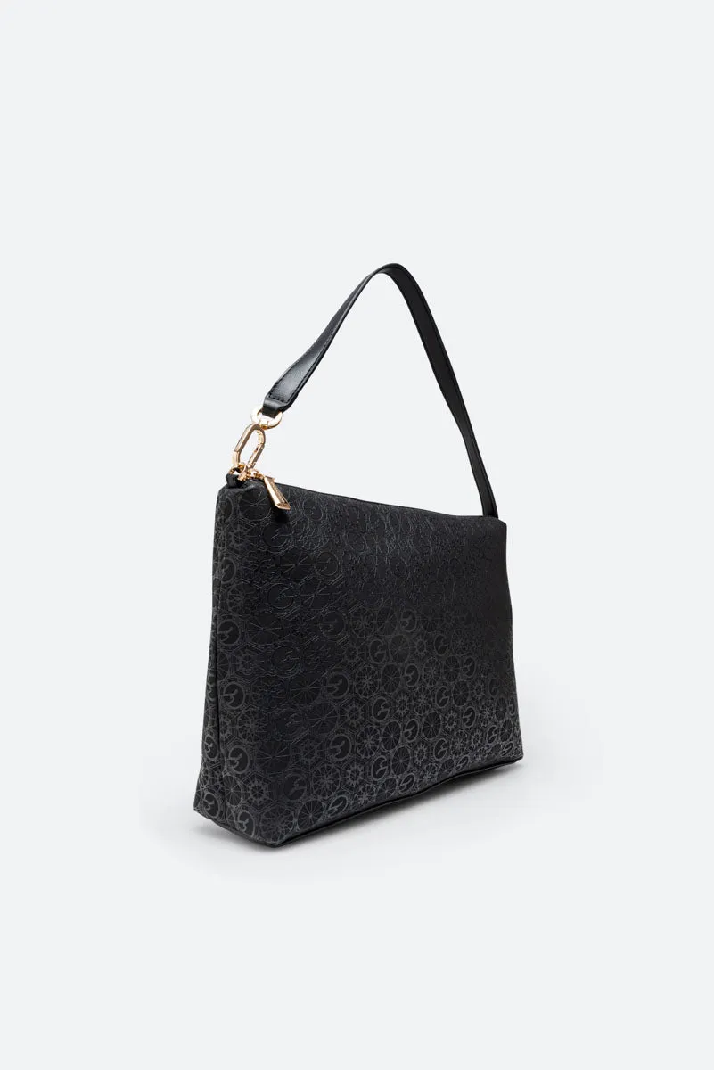Gattinoni Teodosia geanta umar neagra reversibila