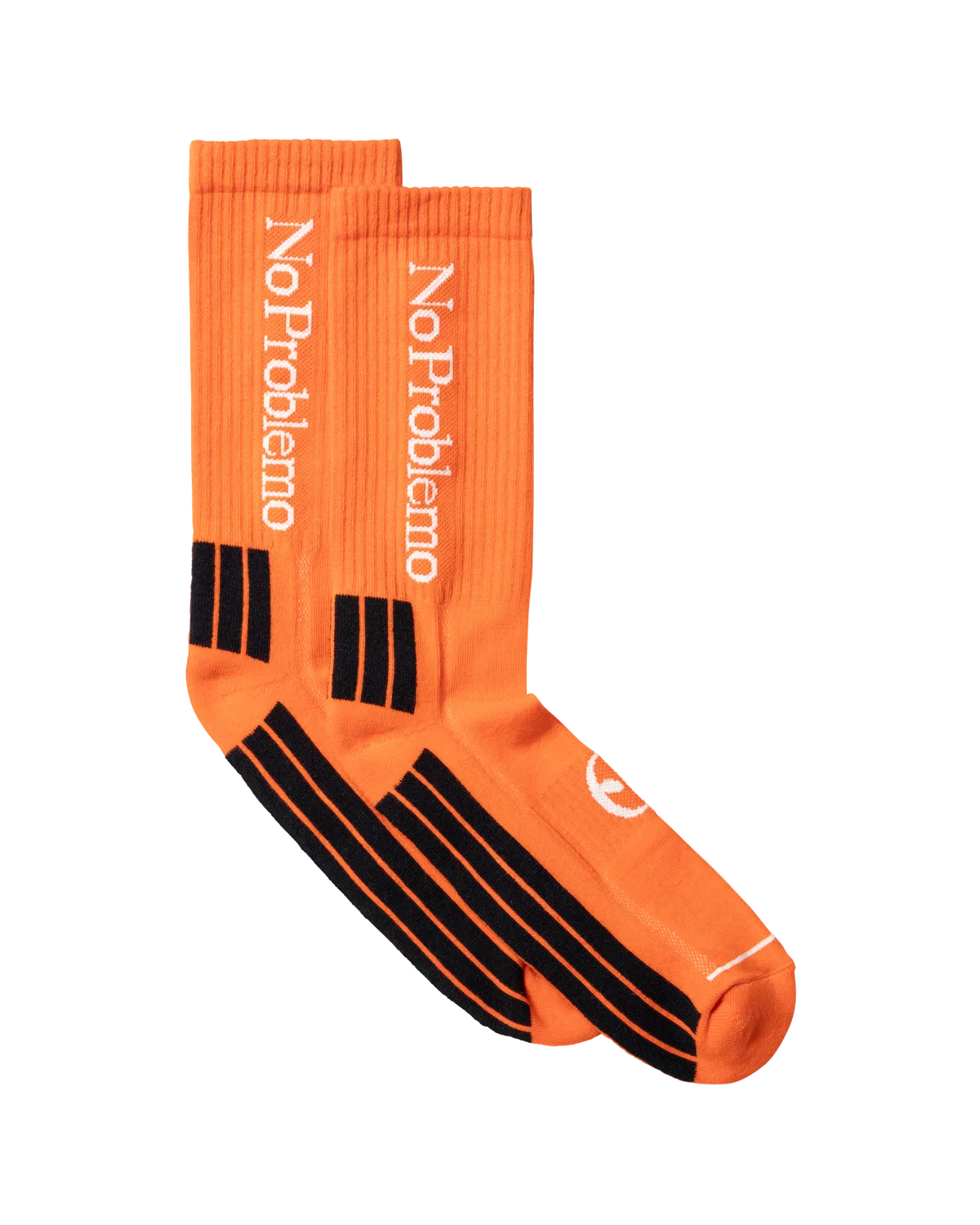 No Problemo șosete Orange jacquard bumbac