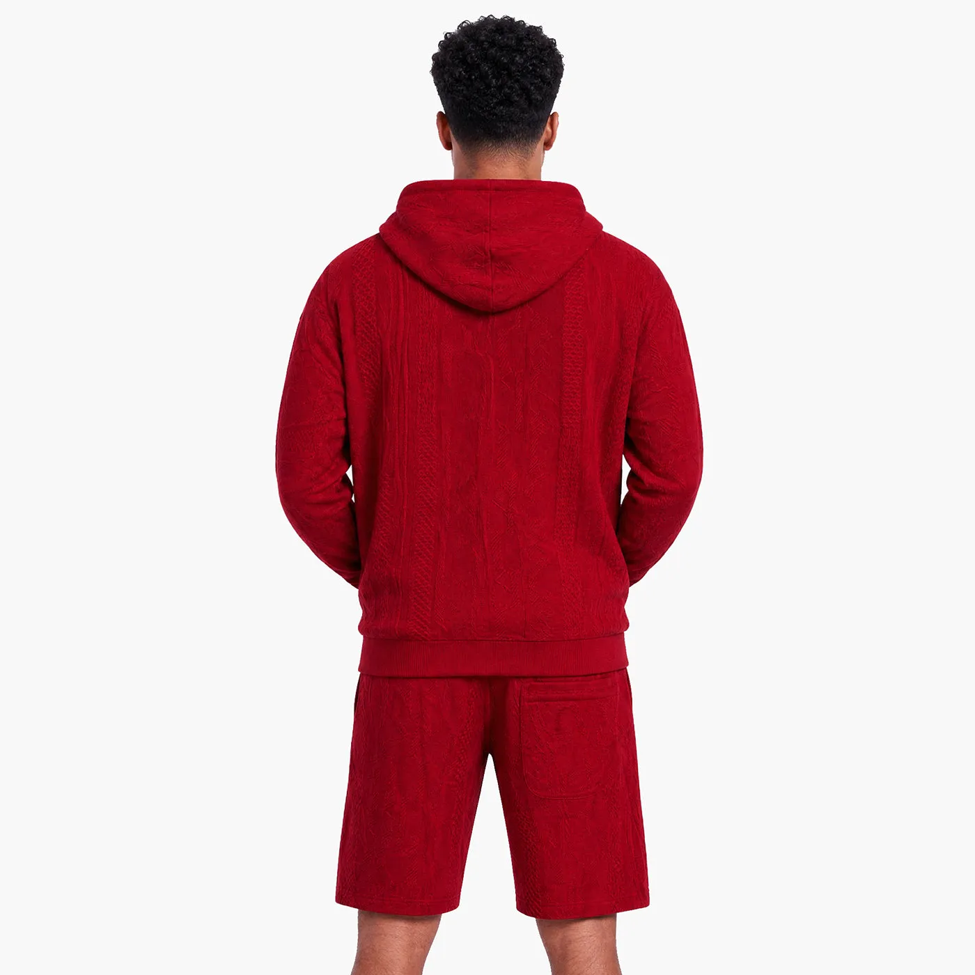 COOGI Red Alert hanorac tricotat rosu bumbac