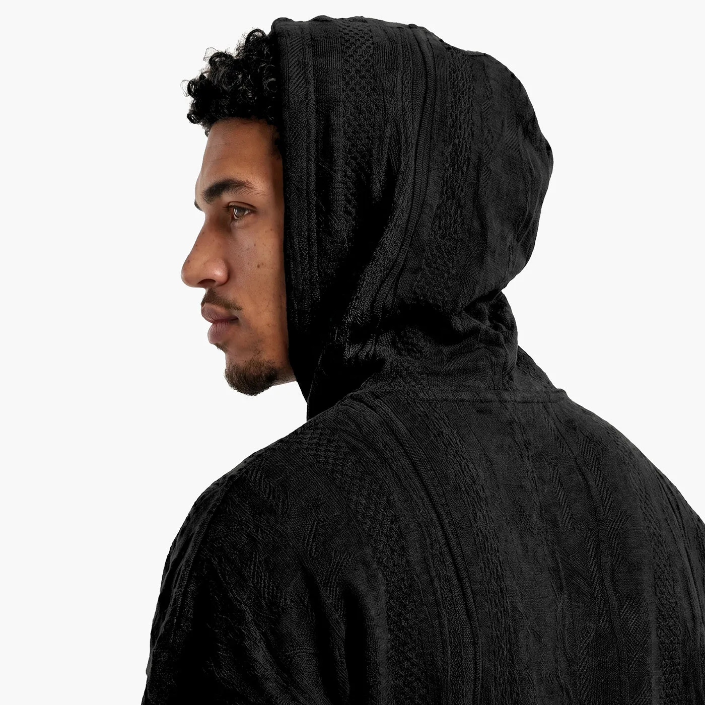 COOGI BlackOut hanorac bărbați negru tricot bumbac