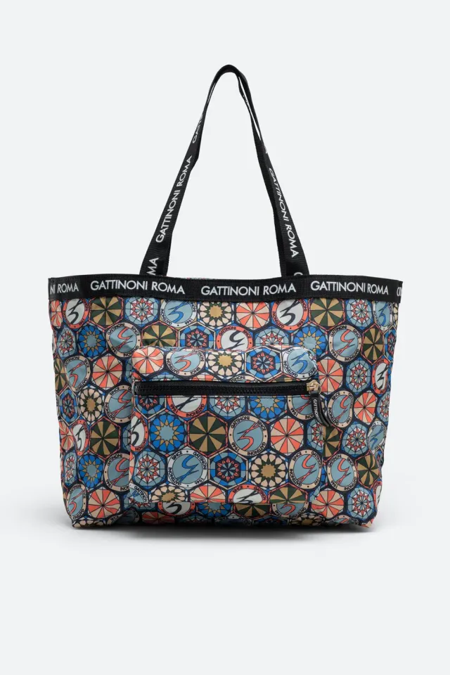 Gattinoni Teodosia Easychic shopping bag nylon 34 cm