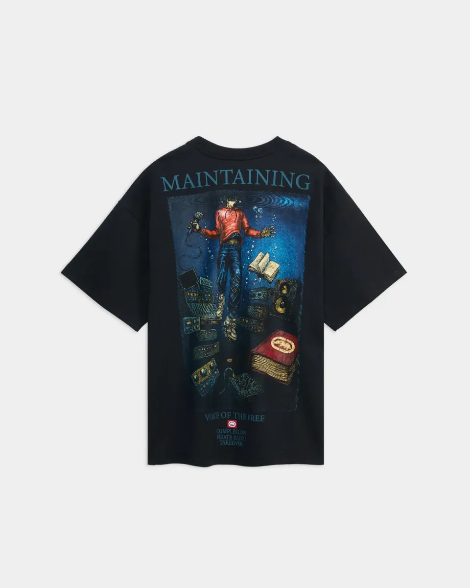 Ecko Red Maintaining Free tricou bumbac negru