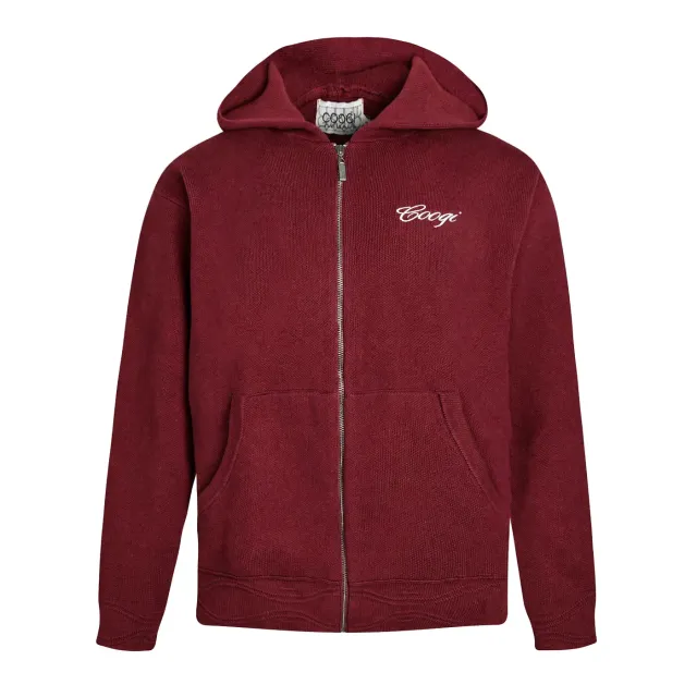COOGI Heavy Weight Fashion Knit Hoody hanorac rosu