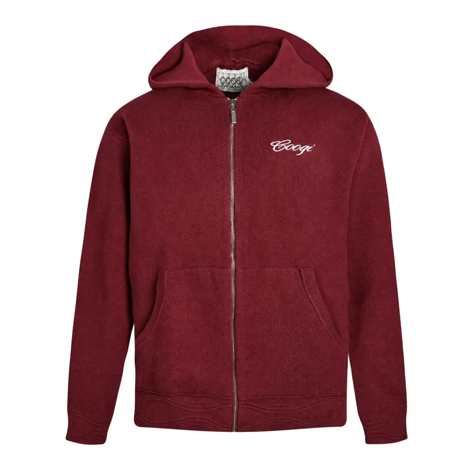 COOGI Heavy Weight Fashion Knit Hoody hanorac rosu