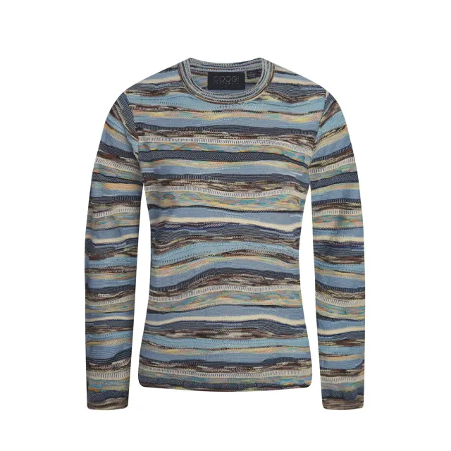 COOGI All-Season bluză tricotată damă albastru multicolor