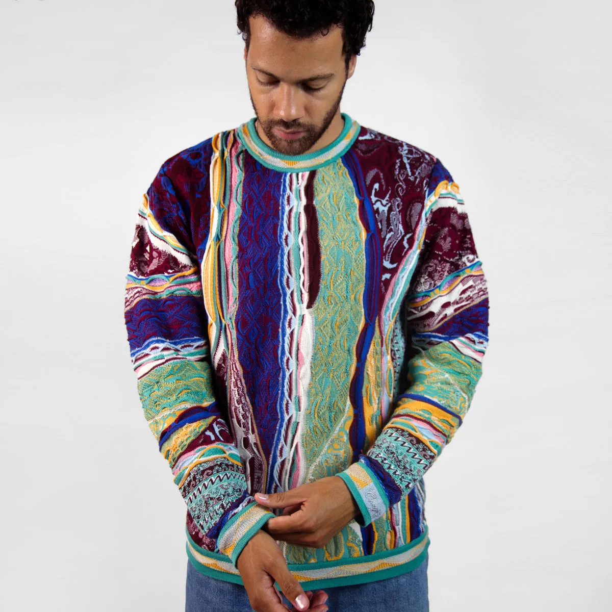 COOGI Southport Crewneck pulover multicolor bumbac
