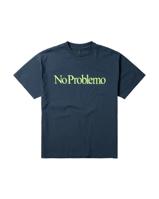 No Problemo SS Tee tricou bumbac bleumarin greu