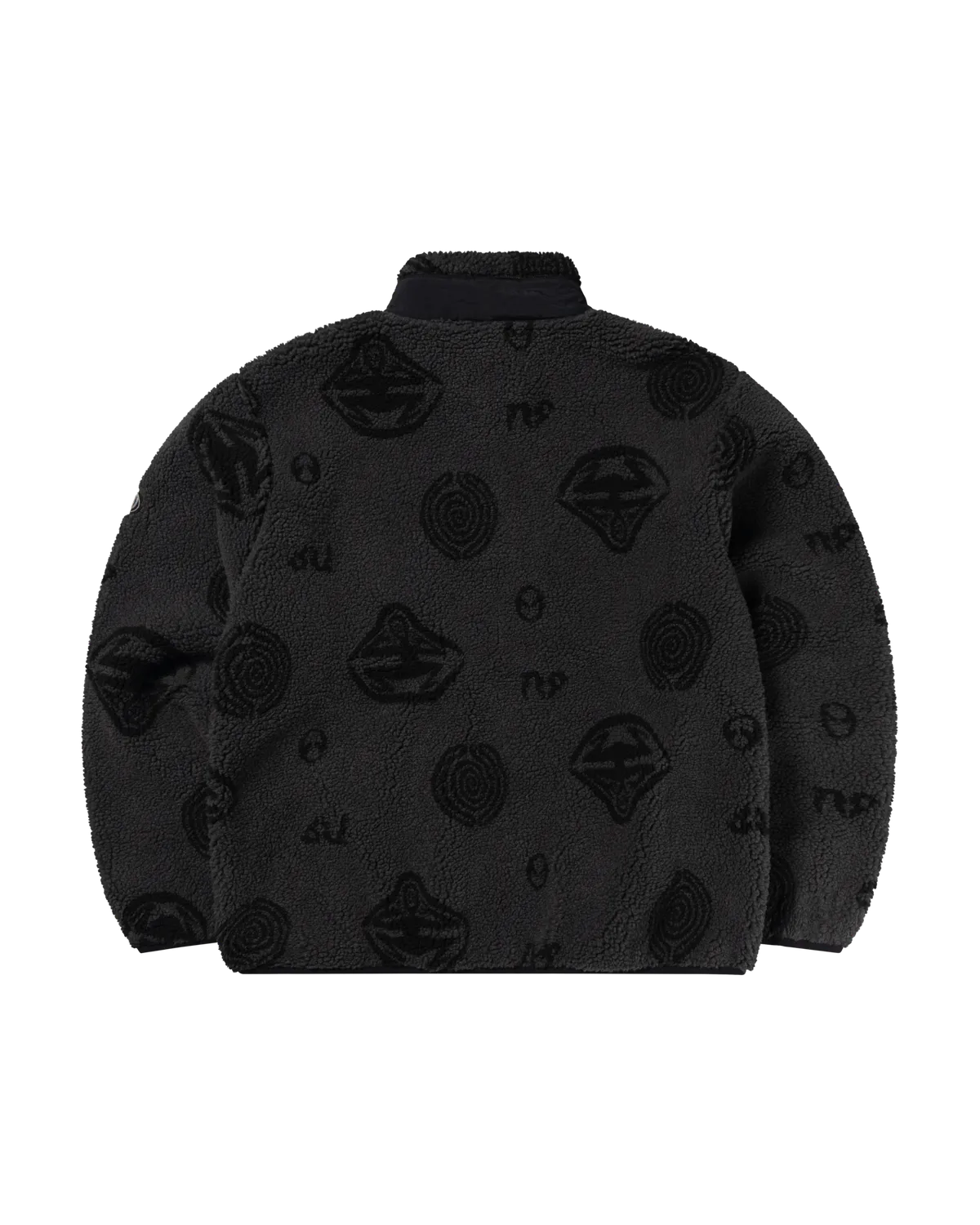 No Problemo Space Travel geaca fleece neagra unisex
