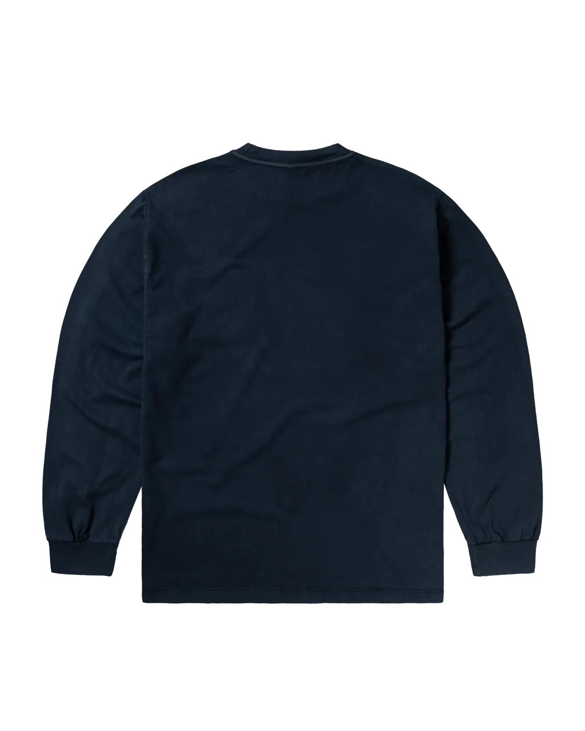 No Problemo Pocket LS Tee tricou albastru bumbac