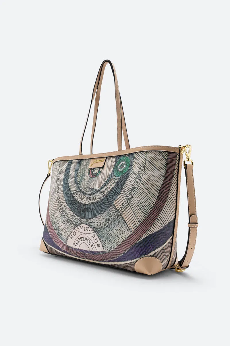 Gattinoni Planetarium Watercolor Large geantă shopping