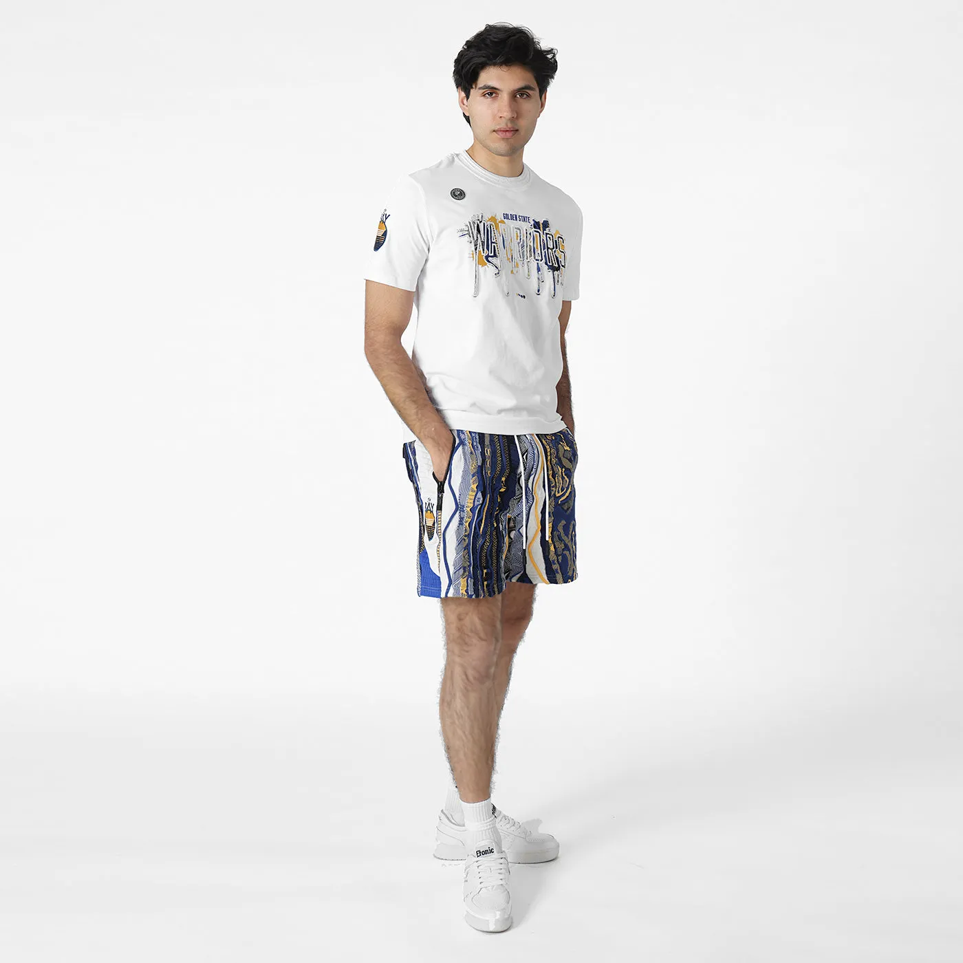 COOGI NBA Warriors pantaloni scurți baschet albaștri
