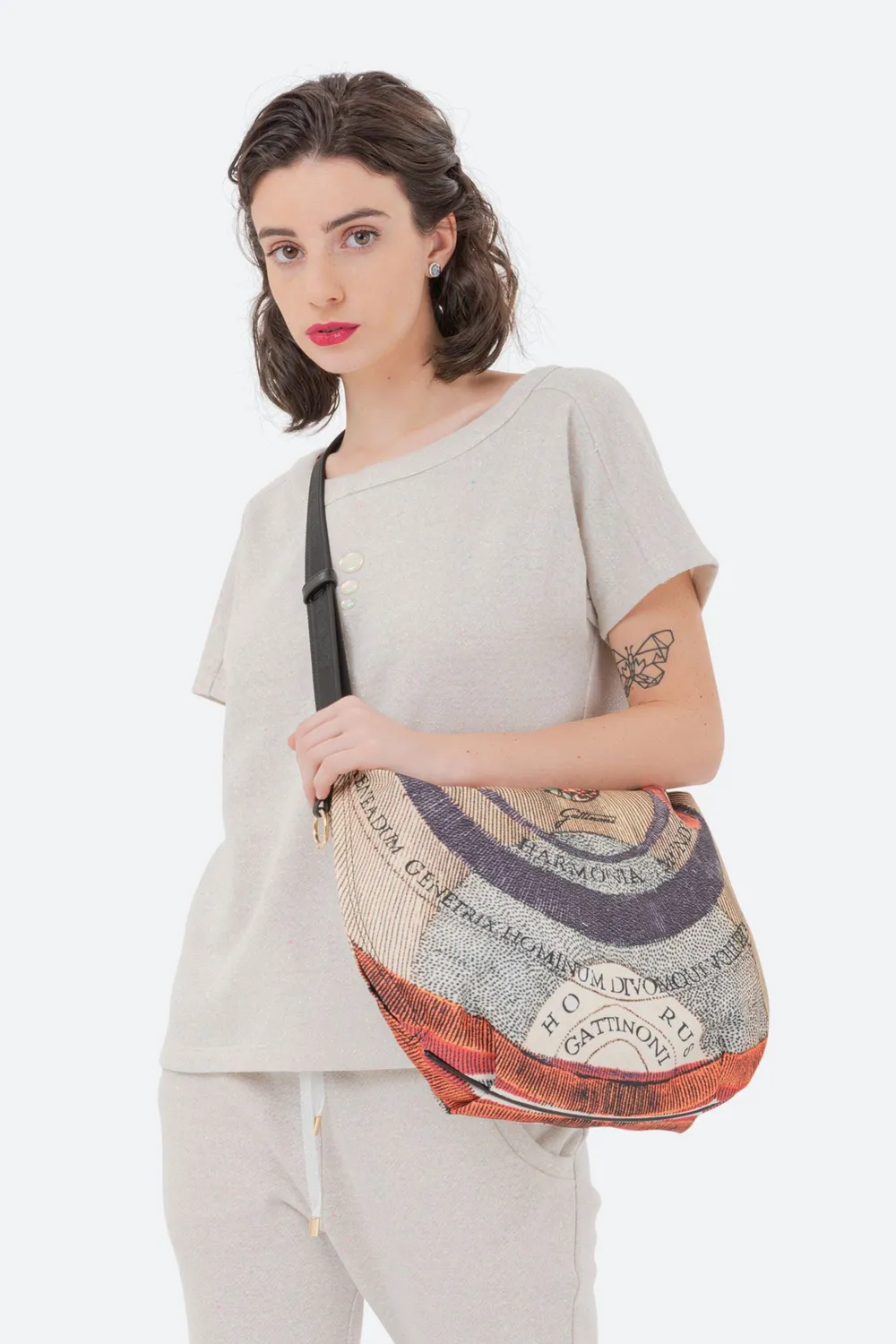 Gattinoni Planetarium Maya geantă hobo classic nailon