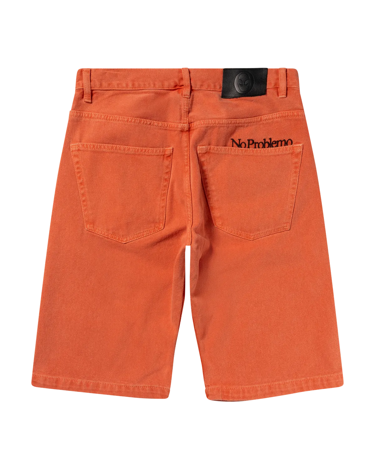 No Problemo Garment Dyed Bagi pantaloni scurti coral bumbac