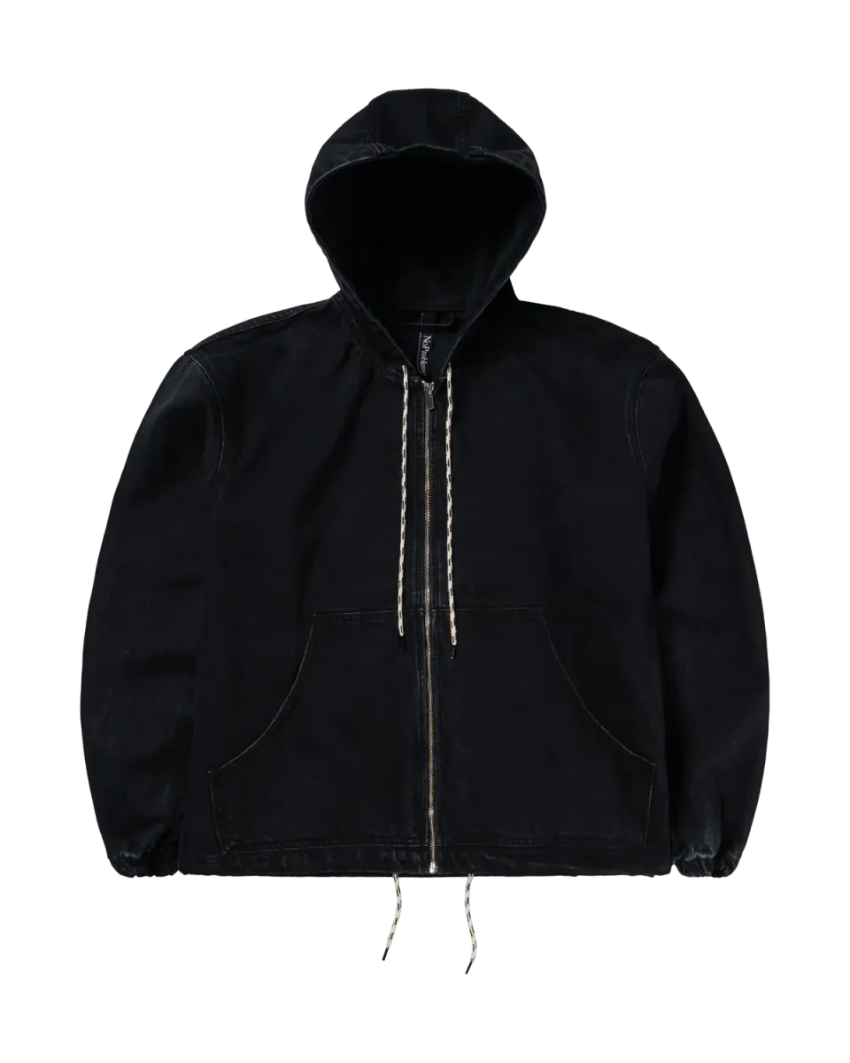 No Problemo Workwear geaca denim Black 14oz bumbac