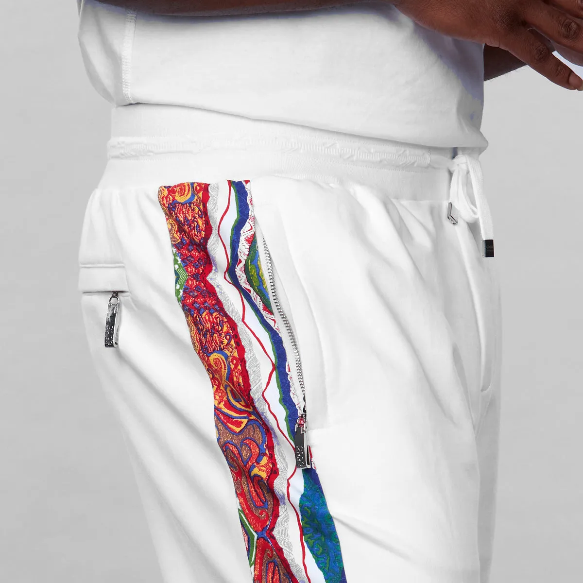 COOGI Classic joggeri fleece bumbac stretch negru