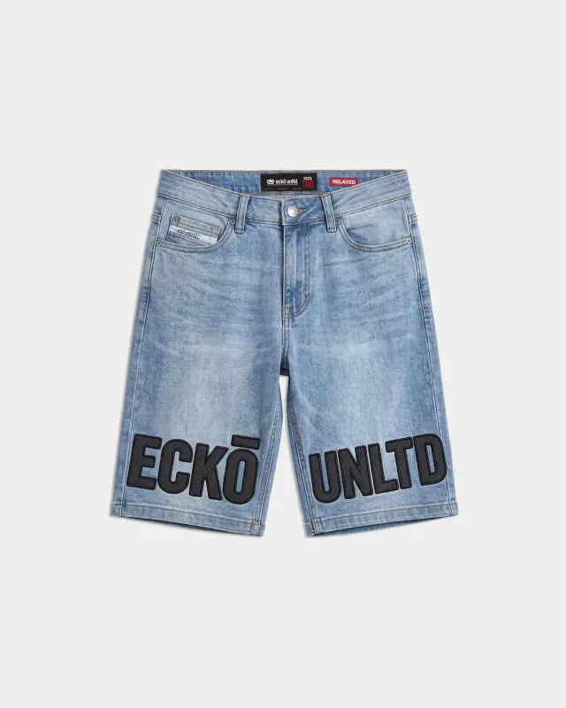 Ecko Red 5 Pocket Denim Shorts pantaloni scurți denim
