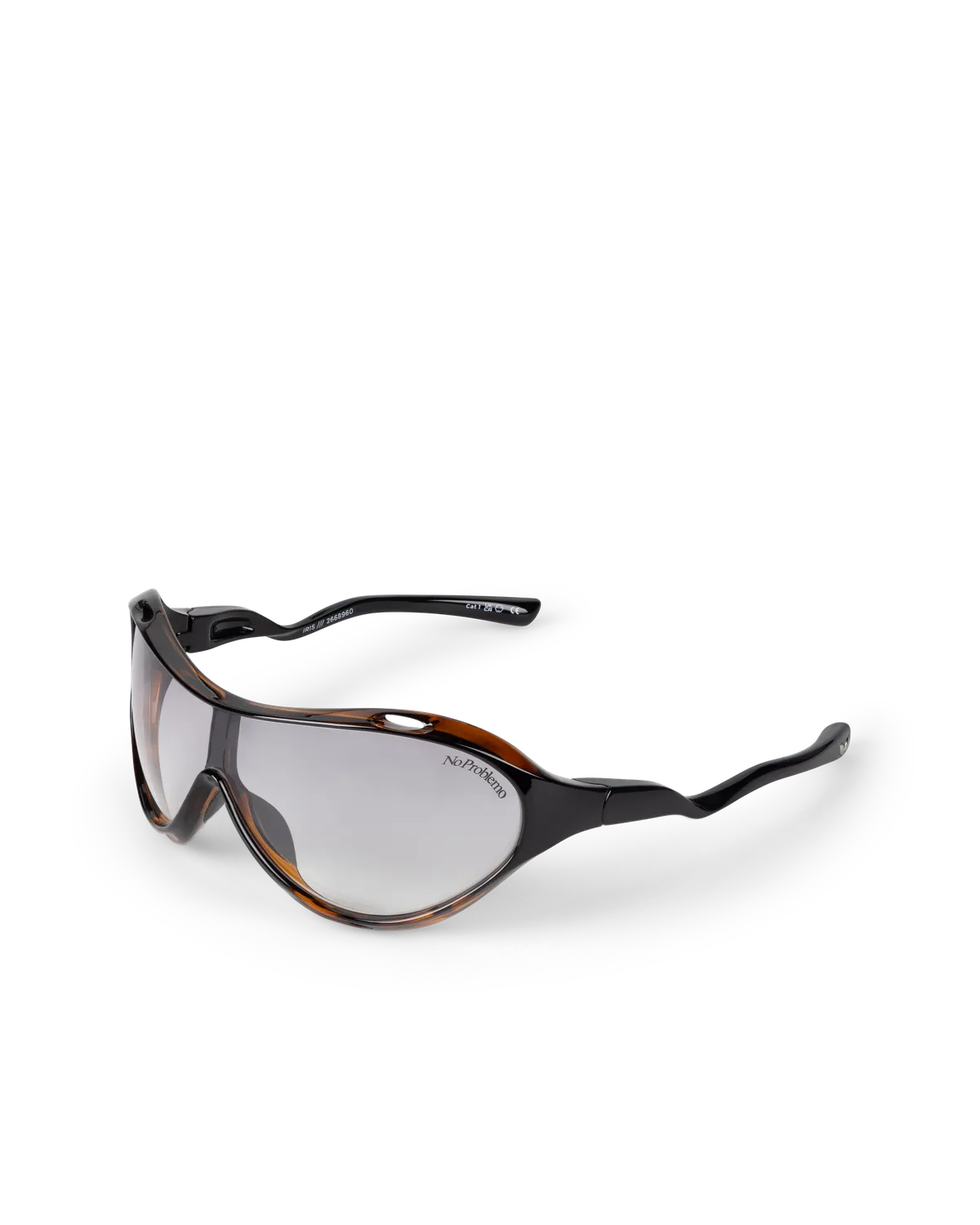 No Problemo Iris ochelari de soare negru fumuriu