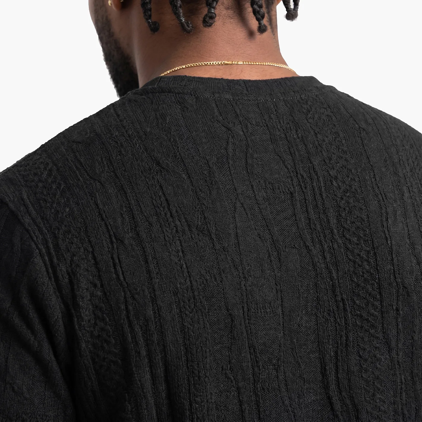 COOGI BlackOut tricou bărbați negru ușor bumbac