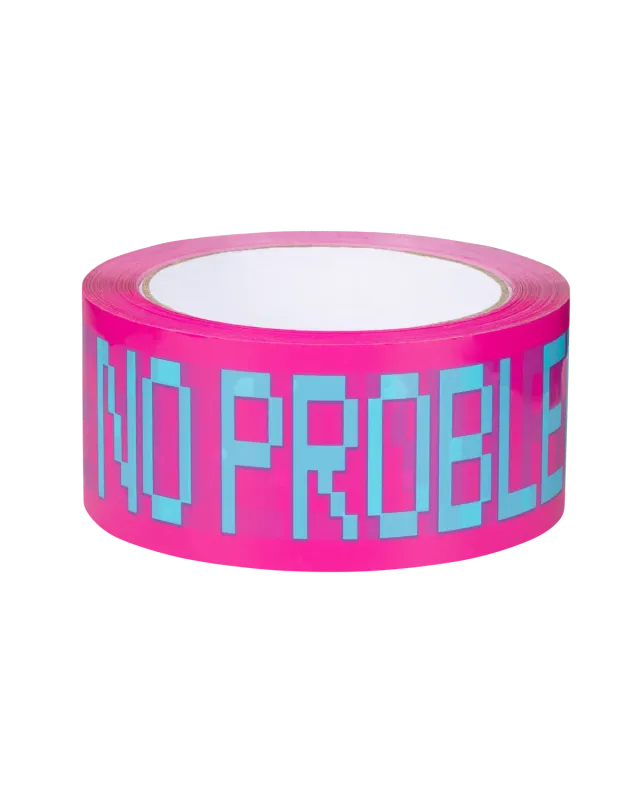 No Problemo Digi Problemo Tape banda adeziva roz