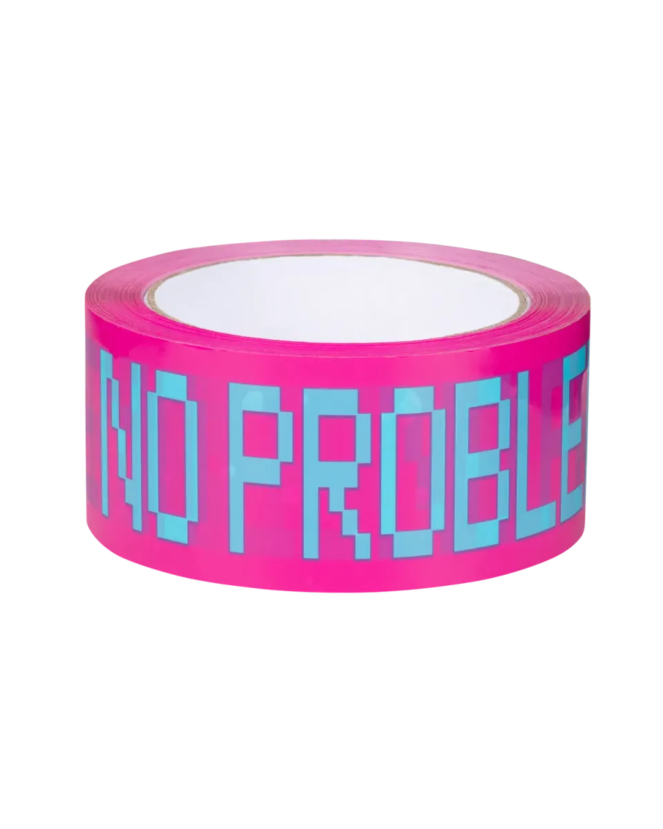 No Problemo Digi Problemo Tape banda adeziva roz
